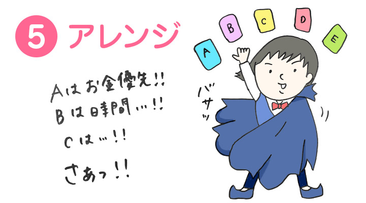 アレンジ